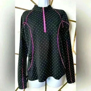 Sport Haley Black Polka Dot Pullover (K6)